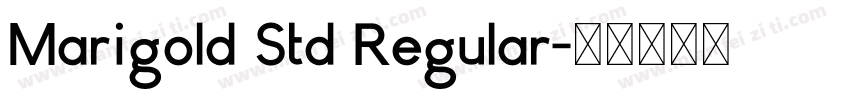 Marigold Std Regular字体转换